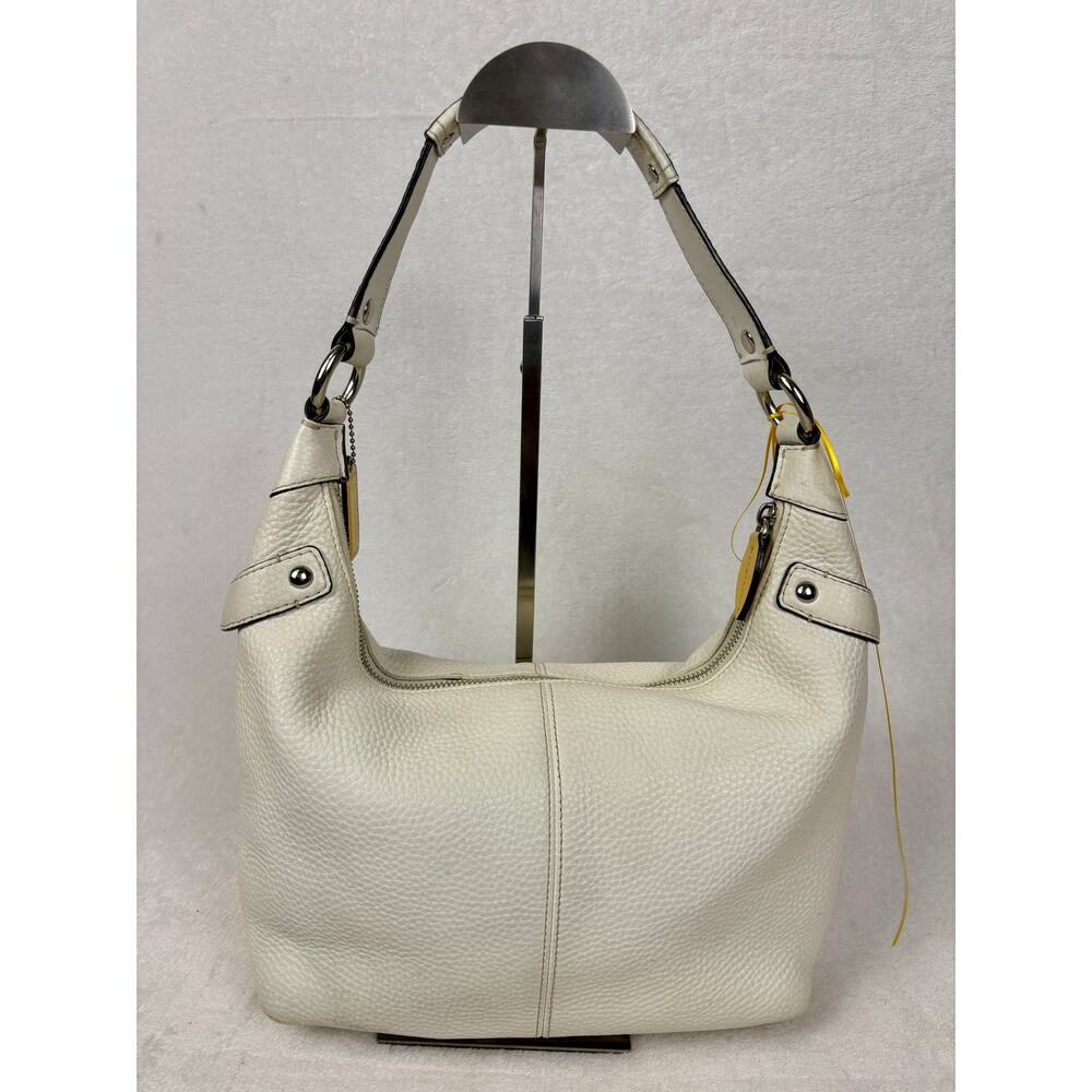Coach Vintage Y2K Penelope in White Pebble Leather Hobo Bag - Picture 5 of 16